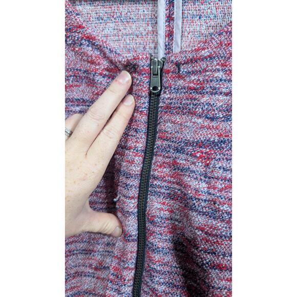 J Crew Poppy Jacket Womens XL Pink Purple Micro Tweed Long Sleeve Blazer Pockets - Picture 5 of 7